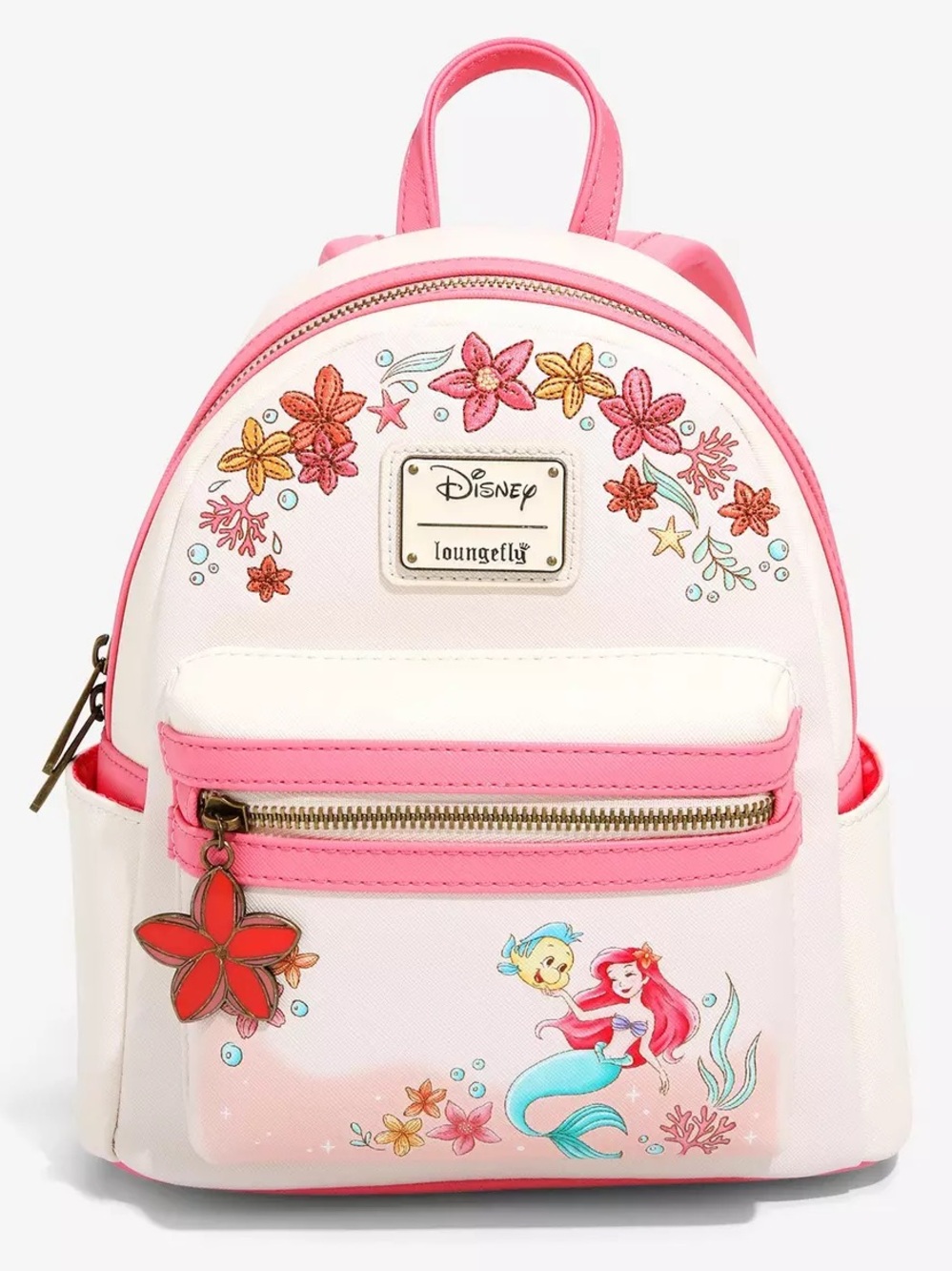NEW! Loungefly Disney Little Mermaid Floral Mini Backpack - BoxLunch Exclusive